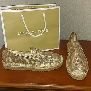 MICHAEL Michael Kors Gold Espadrilles NWOT